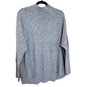 ANA grey mock neck sweater - warm, cozy, comfy for fall and winter